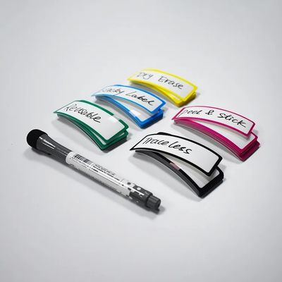 Colorful Frame Magnetic Name Tag Label Reusable Name Stickers For Locker