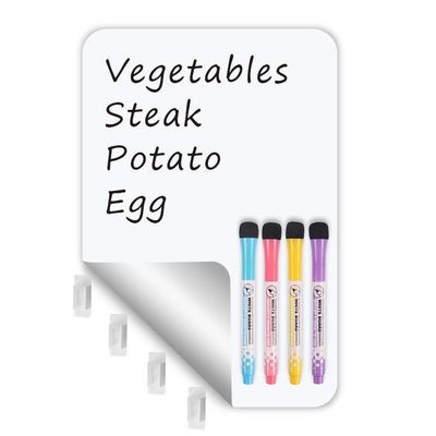 Dry Erase Soft Magnetic Whiteboard Lapboard Soft Handheld Notepad Customized