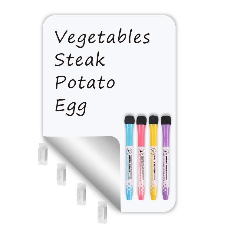 Dry Erase Soft Magnetic Whiteboard Lapboard Soft Handheld Notepad Customized